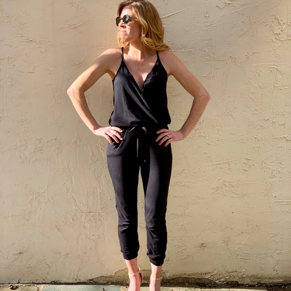Surplice Jumpsuit